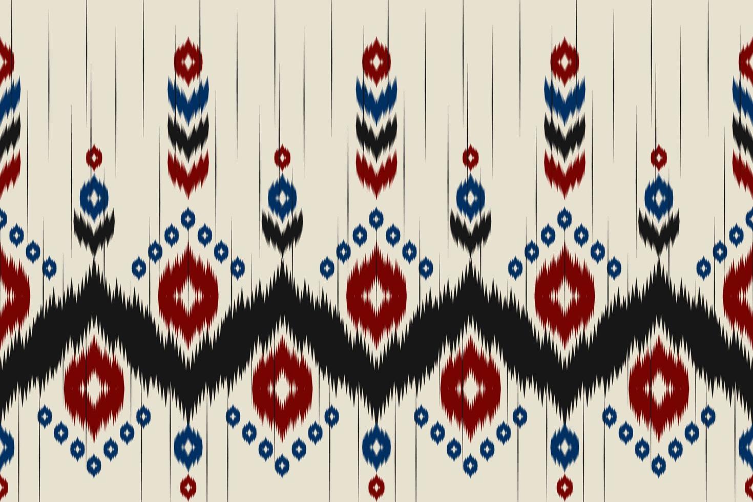 abstrakte ethnische Musterkunst. ikat nahtloses muster traditionell. amerikanischer, mexikanischer Stil. Design für Hintergrund, Tapete, Vektorillustration, Stoff, Kleidung, Teppich, Textil, Batik, Stickerei. vektor