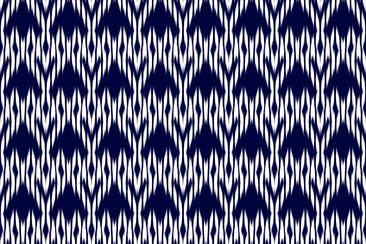 Stoff im Ethno-Stil. ikat nahtloses muster traditionell. Design für Hintergrund, Tapete, Vektorillustration, Stoff, Kleidung, Teppich, Textil, Batik, Stickerei. vektor