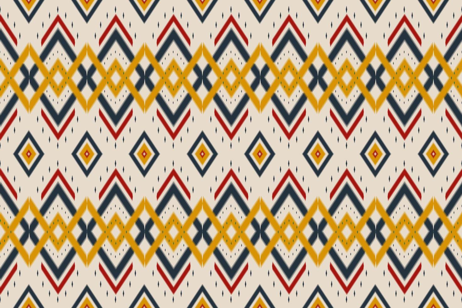 tyg etnisk mönster konst. ikat sömlös mönster i stam. amerikansk, mexikansk stil. design för bakgrund, tapet, vektor illustration, tyg, Kläder, matta, textil, batik, broderi.