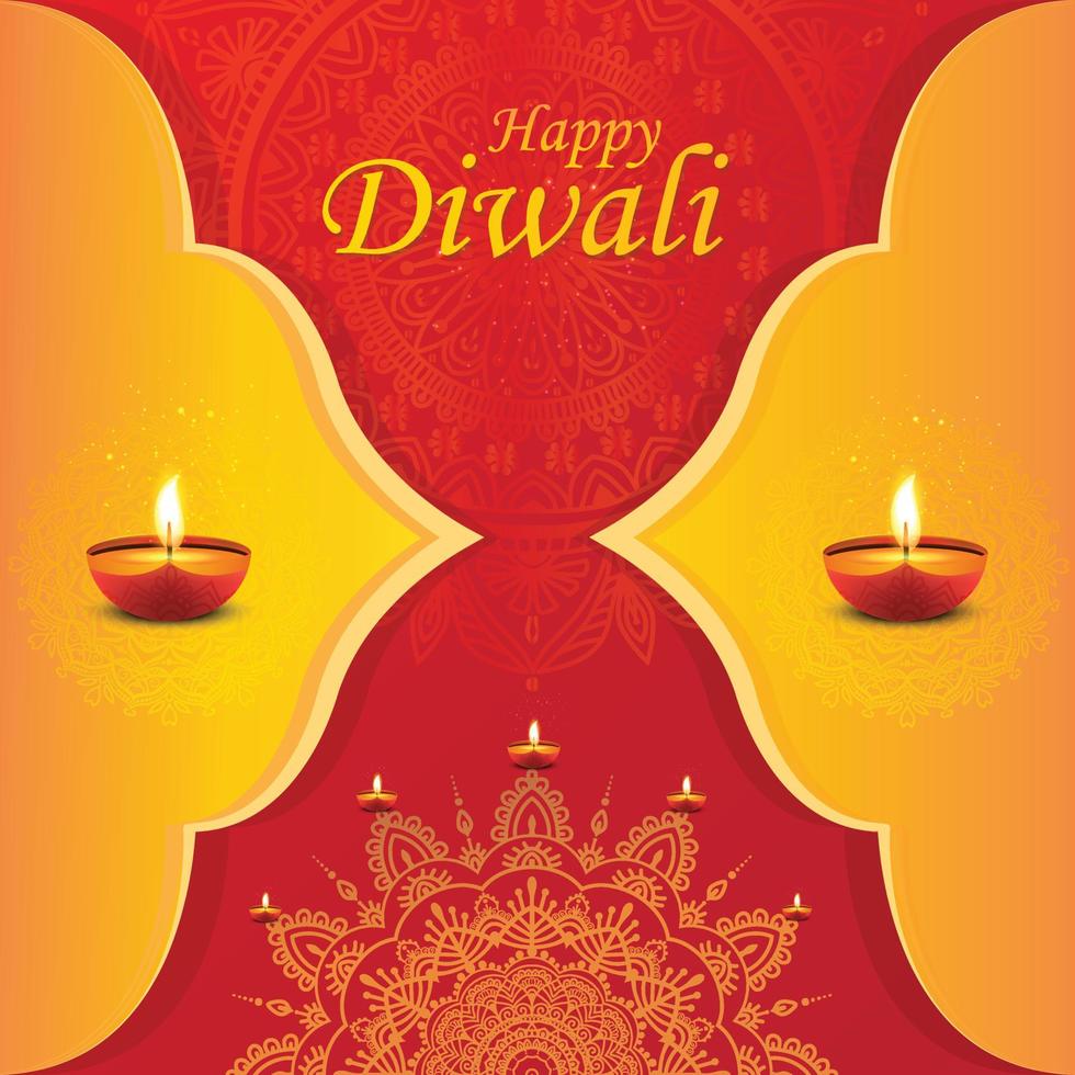 Happy Diwali Festival Banner vektor