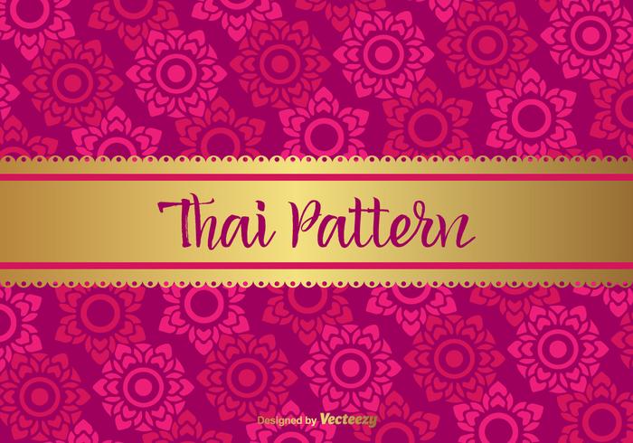Thai vektormönster vektor
