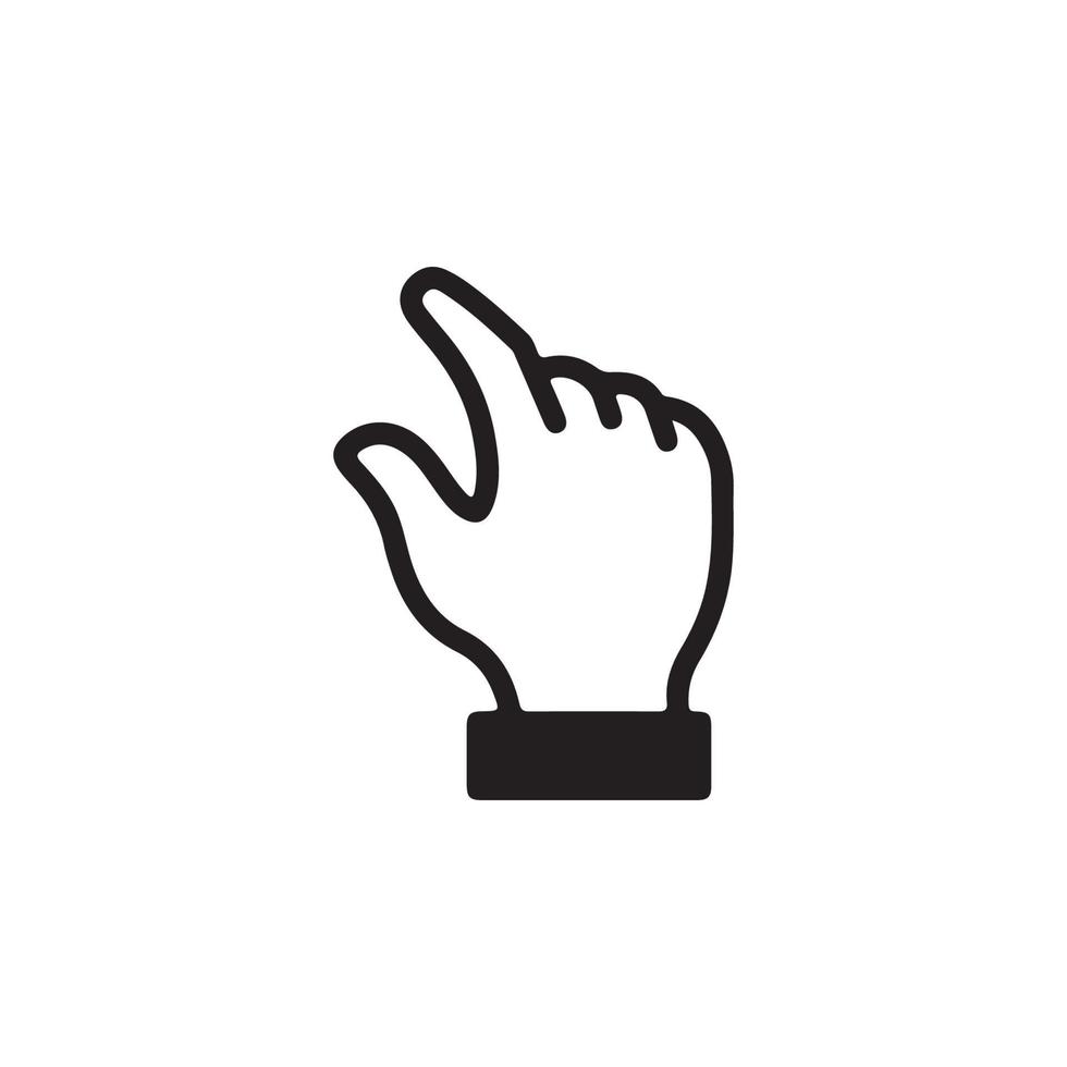gester av mänskliga händer ikon eps 10 vektor