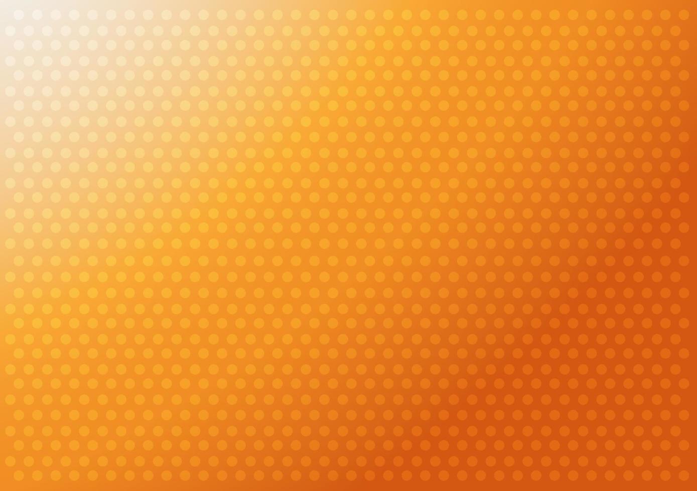 orange gul bakgrund med vit prickar Begagnade för bakgrund arbete vektor