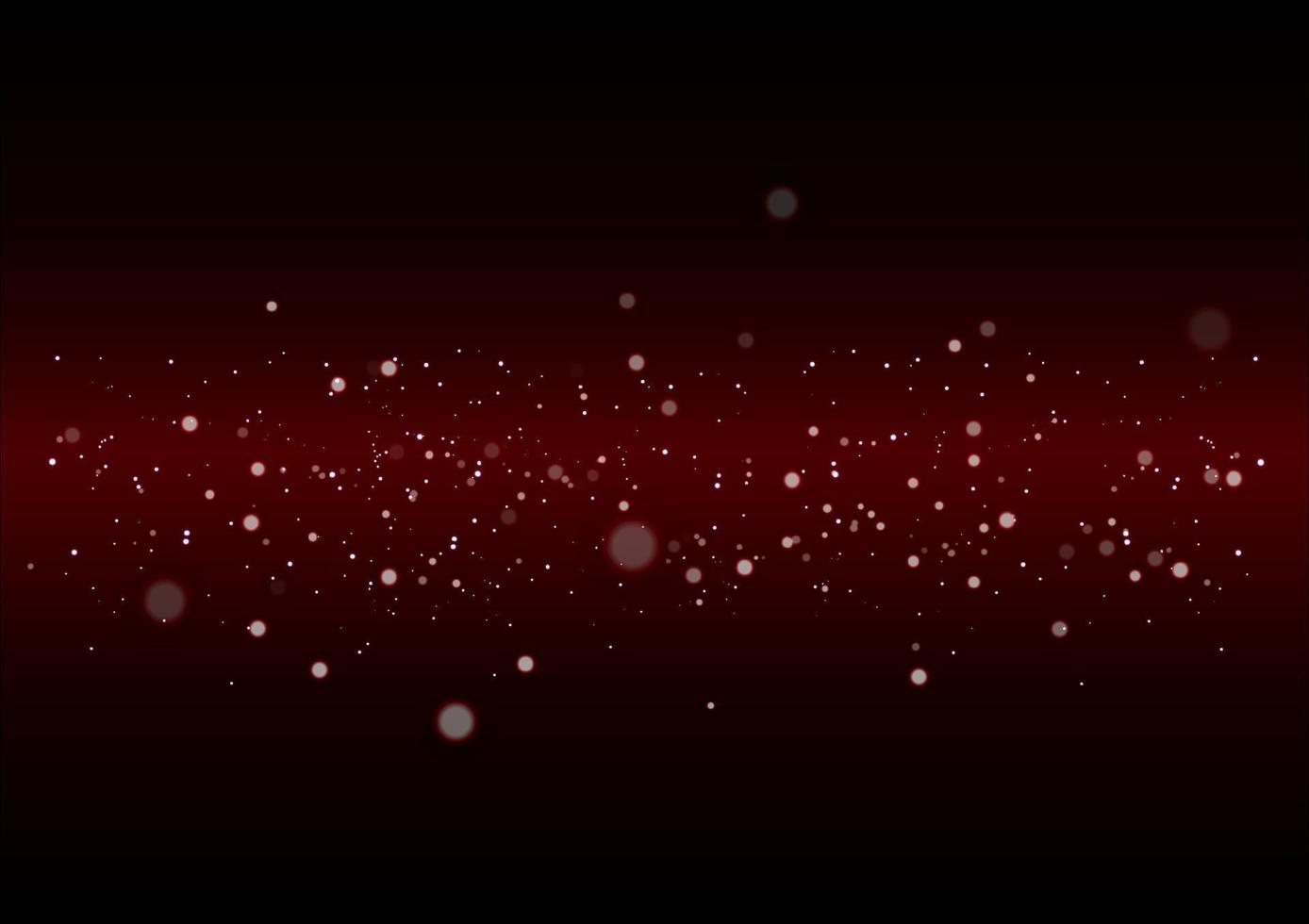 Schwarzer und roter Hintergrund mit wunderschönem Glitzer aus Vektor. vektor
