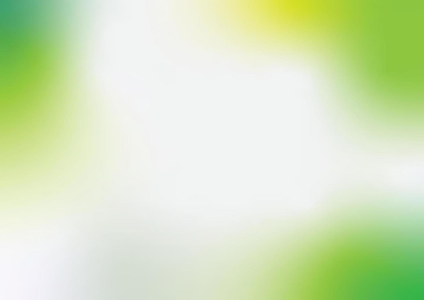Vektor-Illustration Hintergrund mit Farbverlauf Natur mit hellem Sonnenlicht. abstrakter grüner unscharfer hintergrund. Ökologiekonzept für Ihr Grafikdesign, Banner oder Poster. vektor
