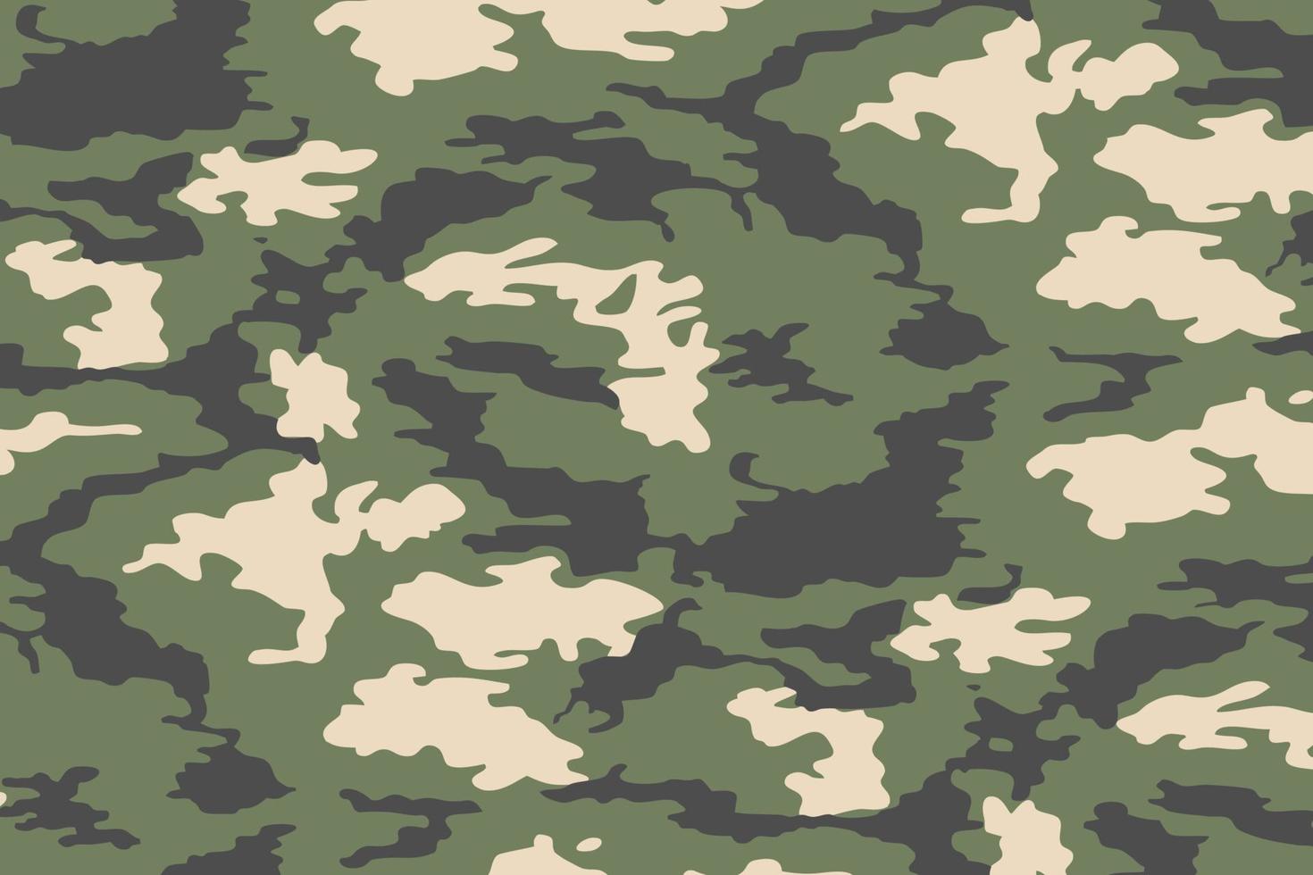 Armee militärische Tarnmuster Textur flacher Hintergrund. vektor