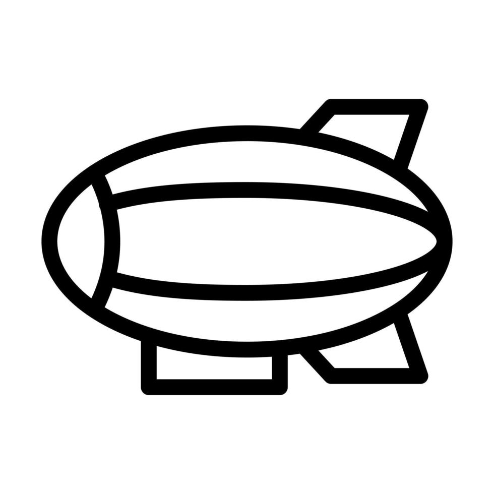 Zeppelin-Icon-Design vektor