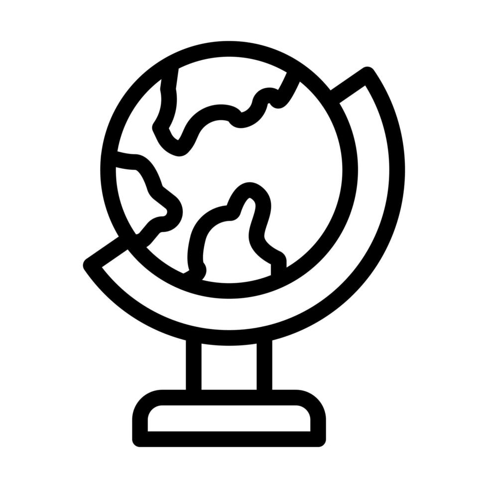 Geographie-Icon-Design vektor