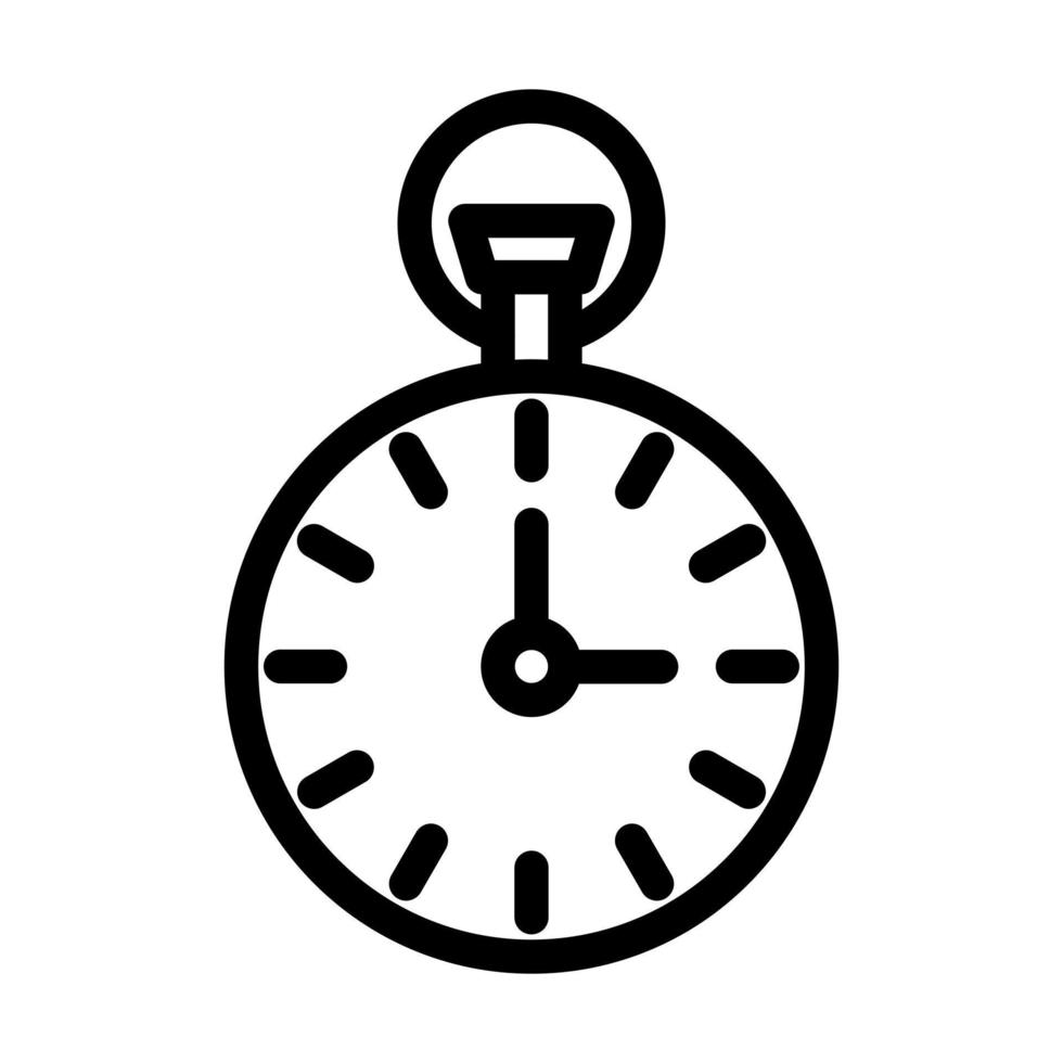 Taschenuhr-Icon-Design vektor