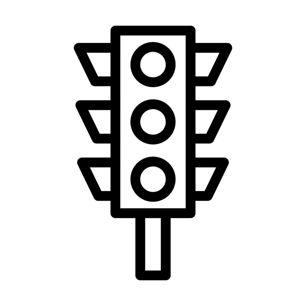 Icon-Design für die Verkehrskontrolle vektor