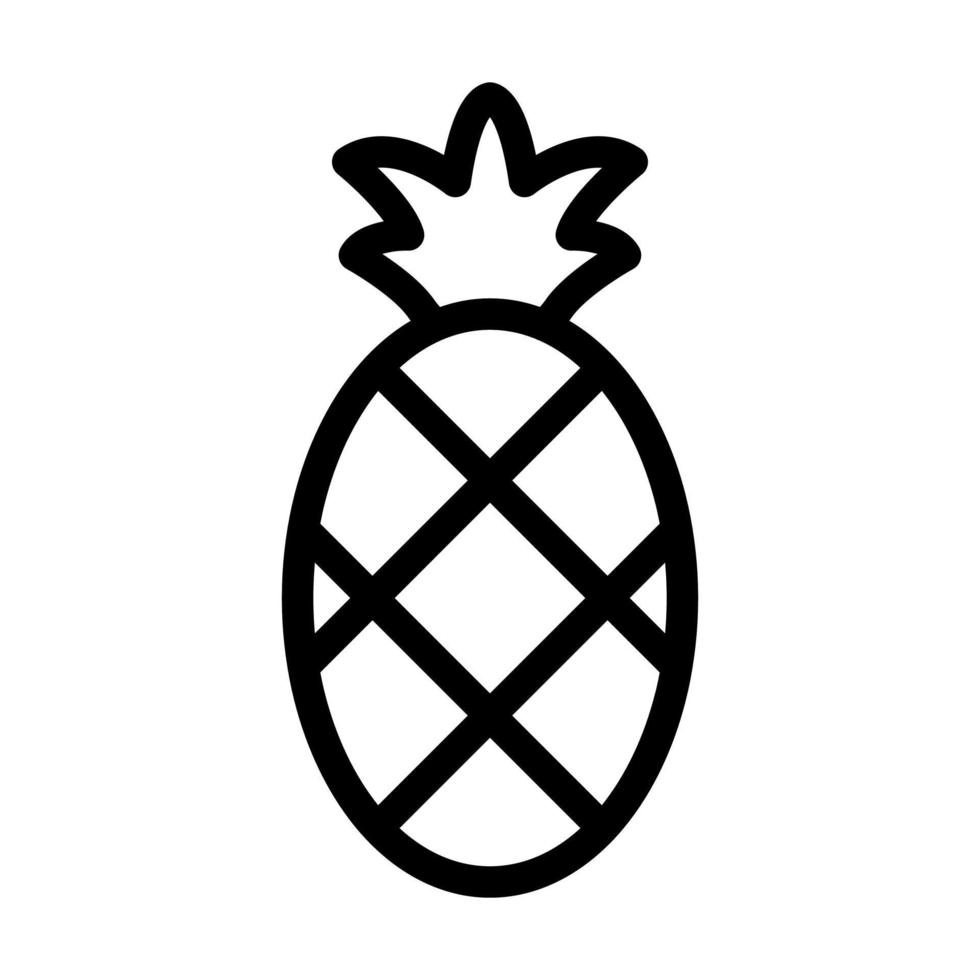 Ananas-Icon-Design vektor