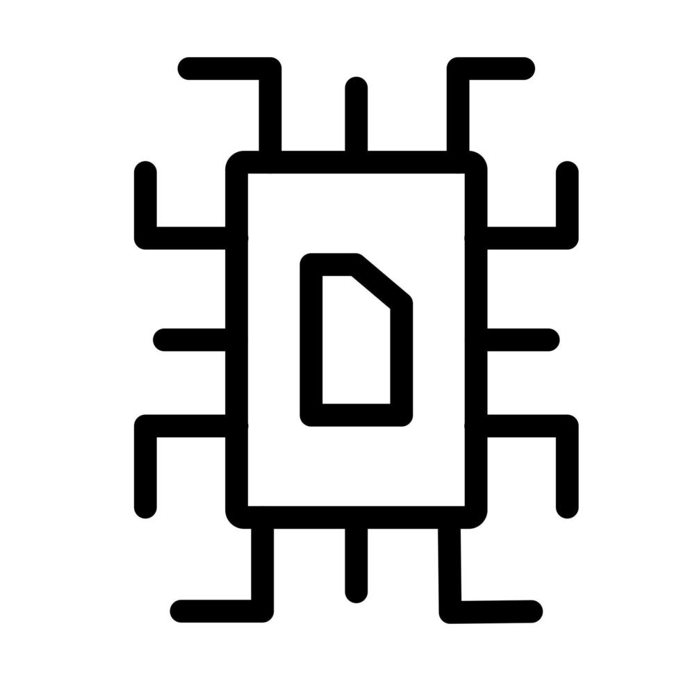 chip ikon design vektor