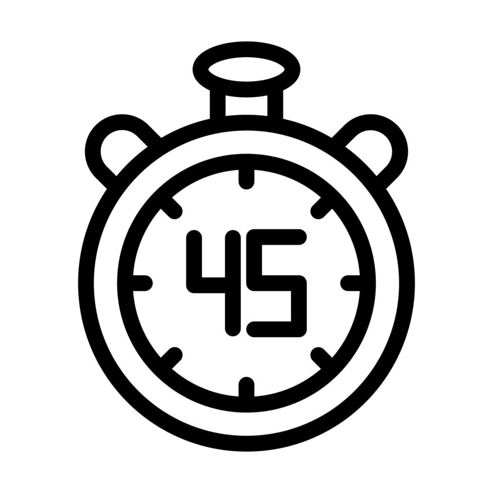 Halbzeit-Icon-Design vektor