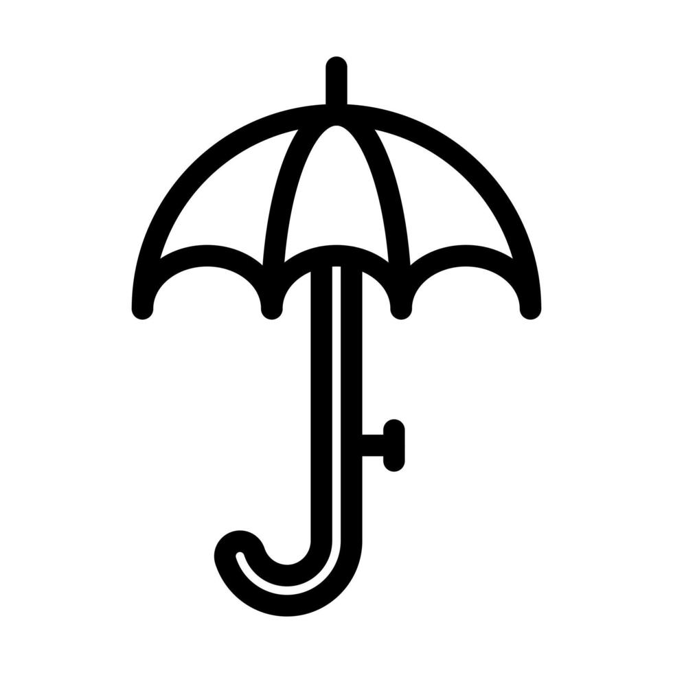 Regenschirm-Icon-Design vektor