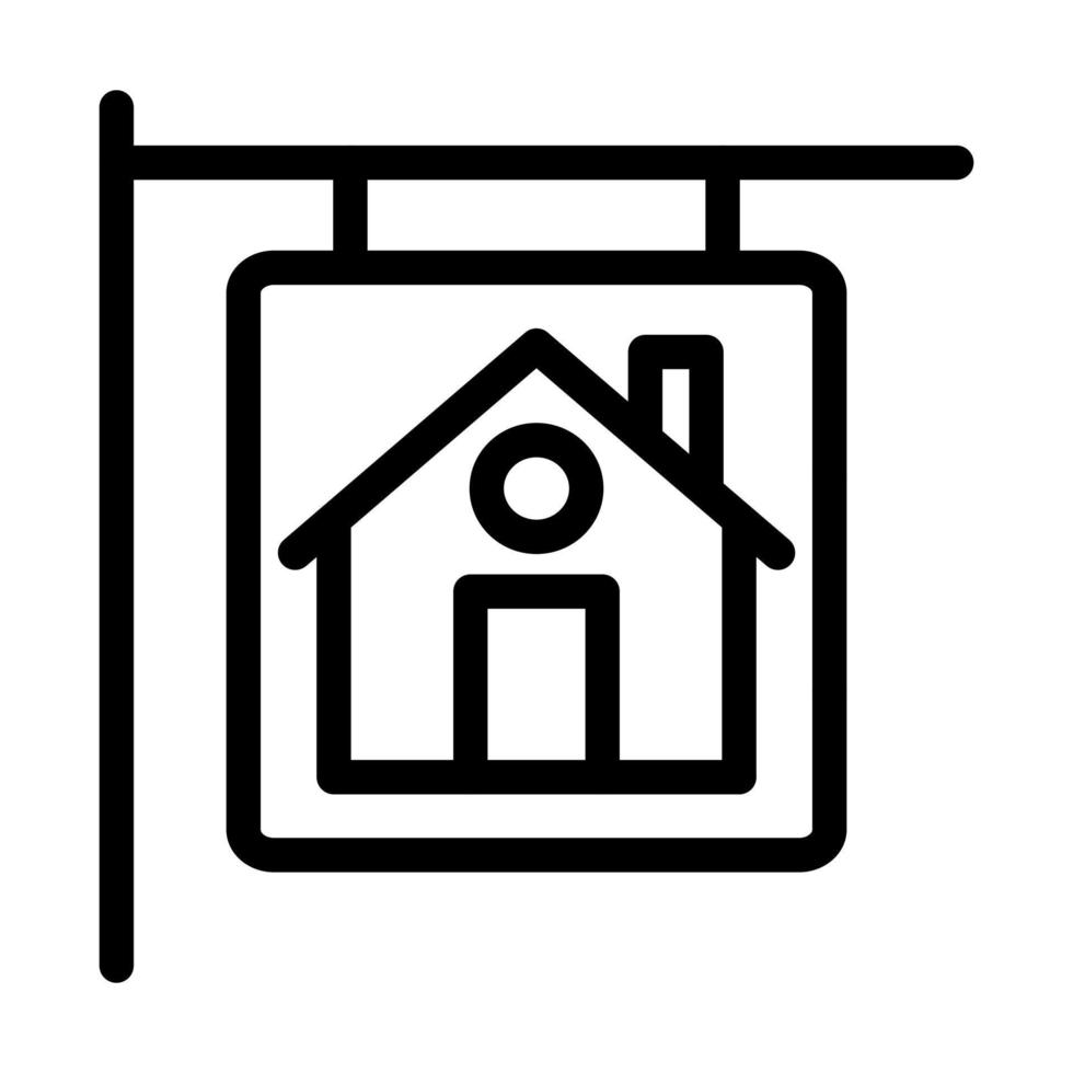 Haus zum Verkauf Icon-Design vektor