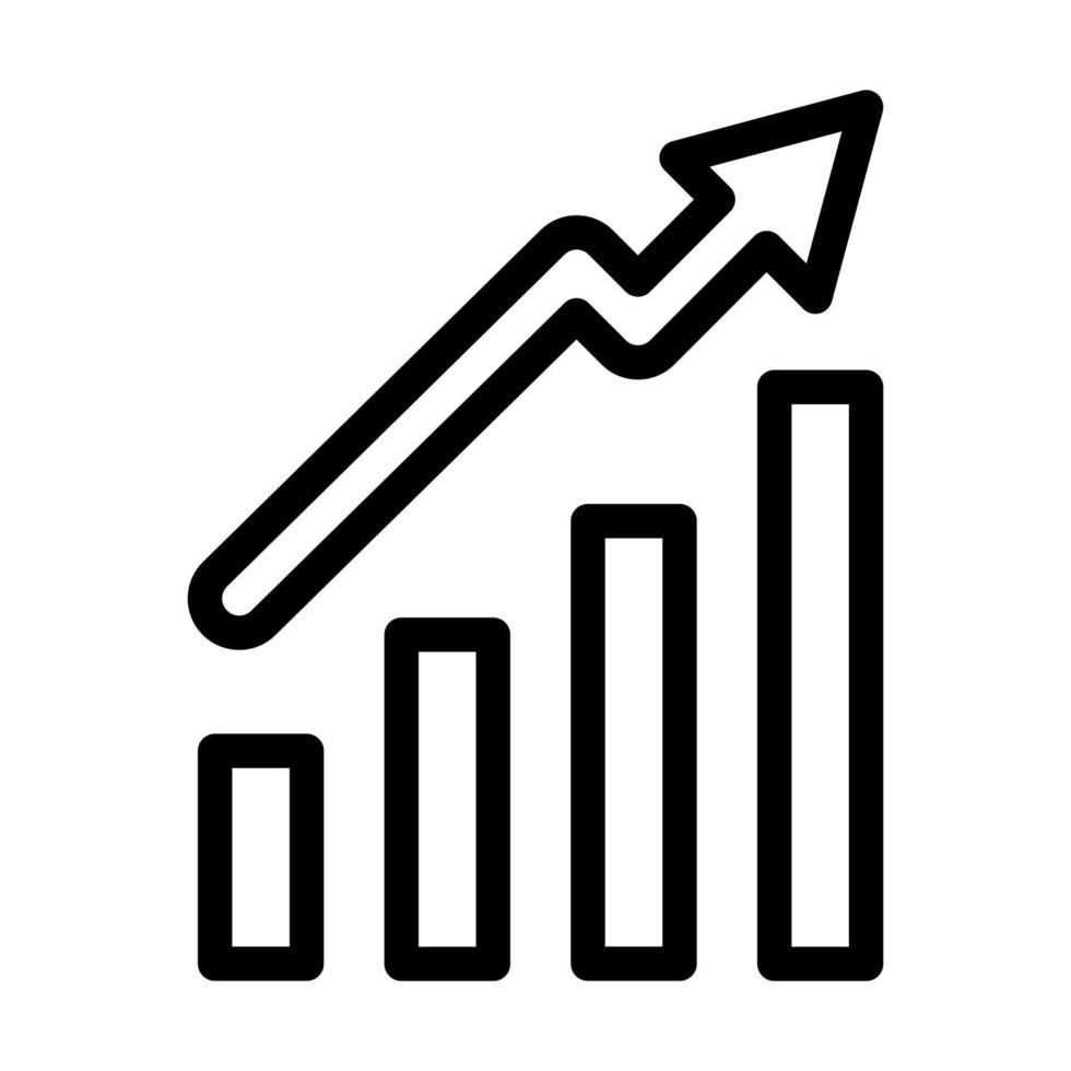 bar Diagram ikon design vektor