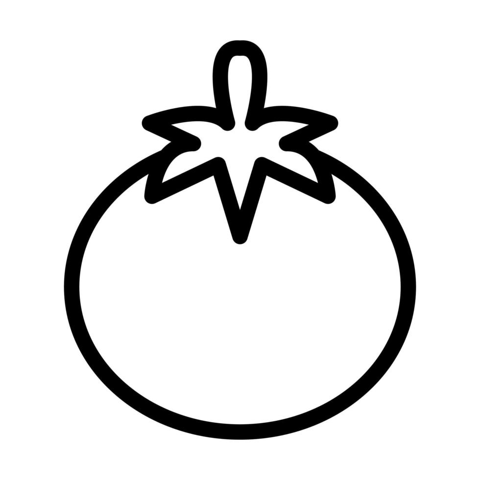 Tomaten-Icon-Design vektor