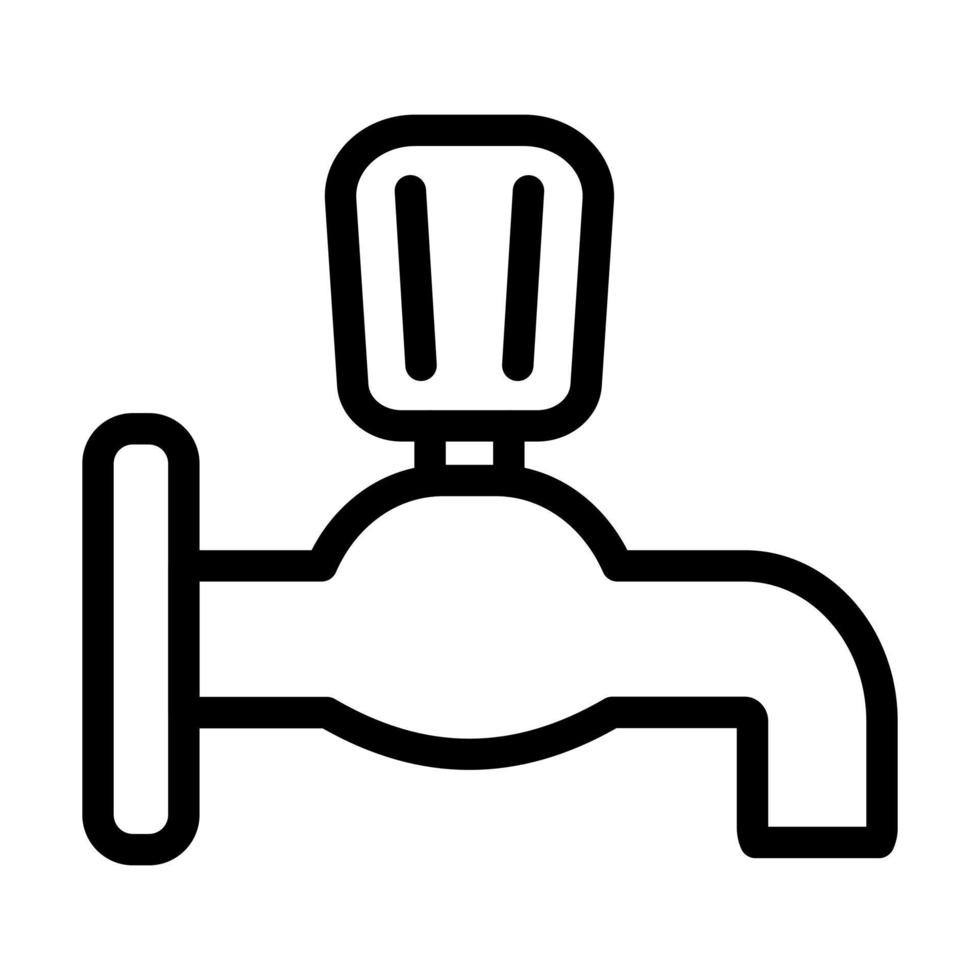 Wasserhahn-Icon-Design vektor