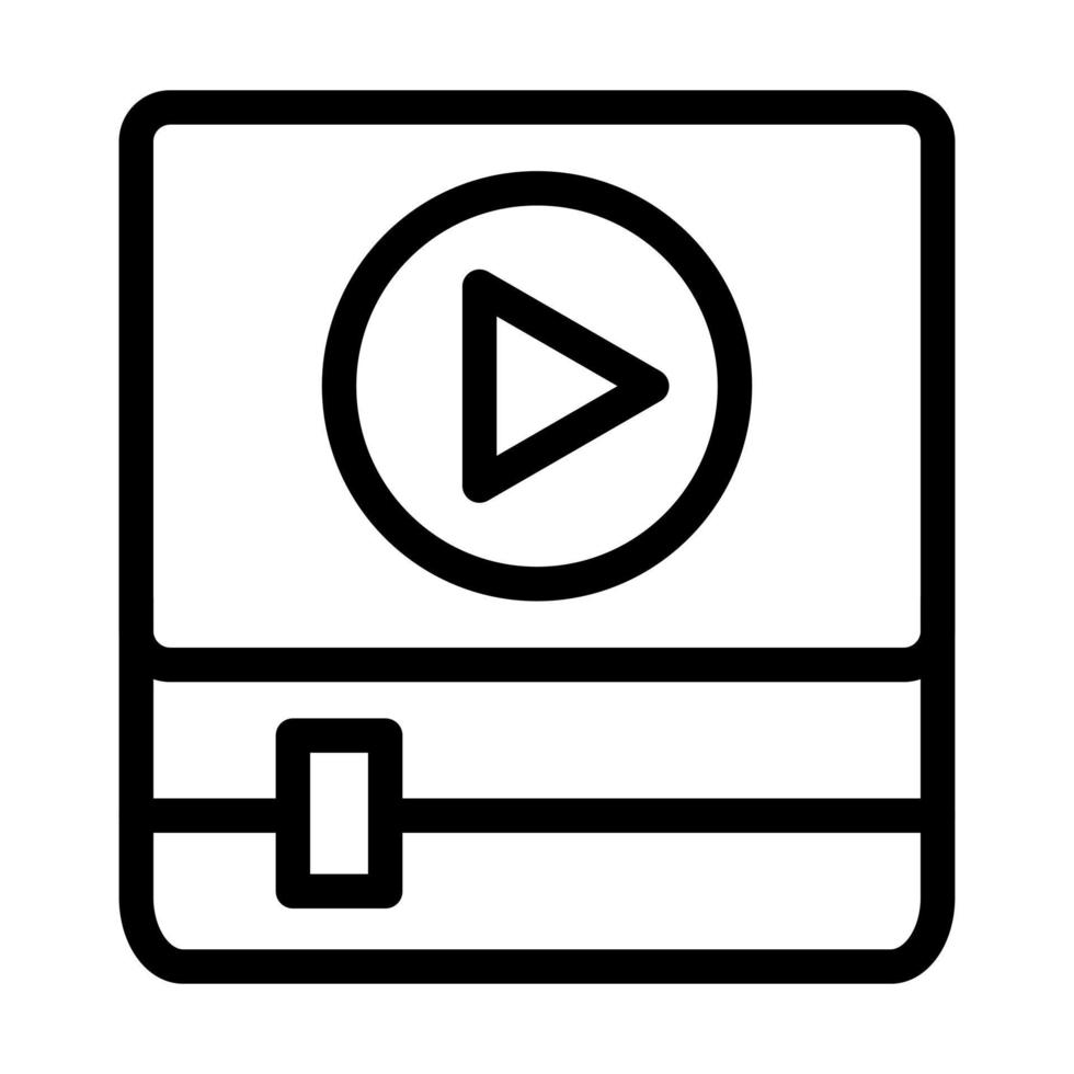 Video-Anzeigen-Icon-Design vektor