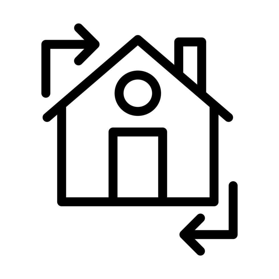 Icon-Design für Immobilienbörsen vektor