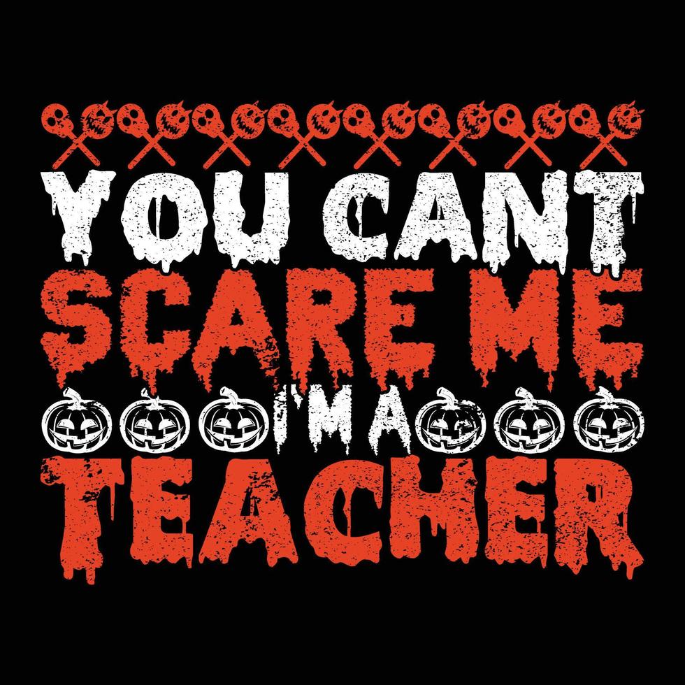 Halloween-T-Shirt-Designvektor vektor