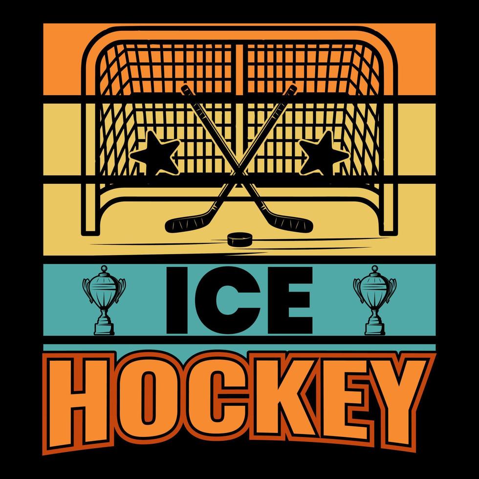 is hockey vektor t-shirt design