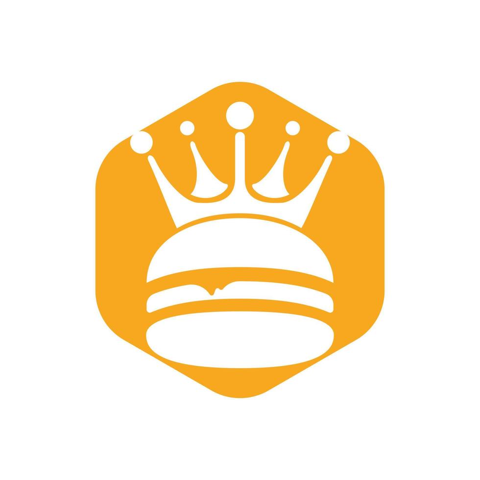 Burger King-Vektor-Logo-Design. vektor