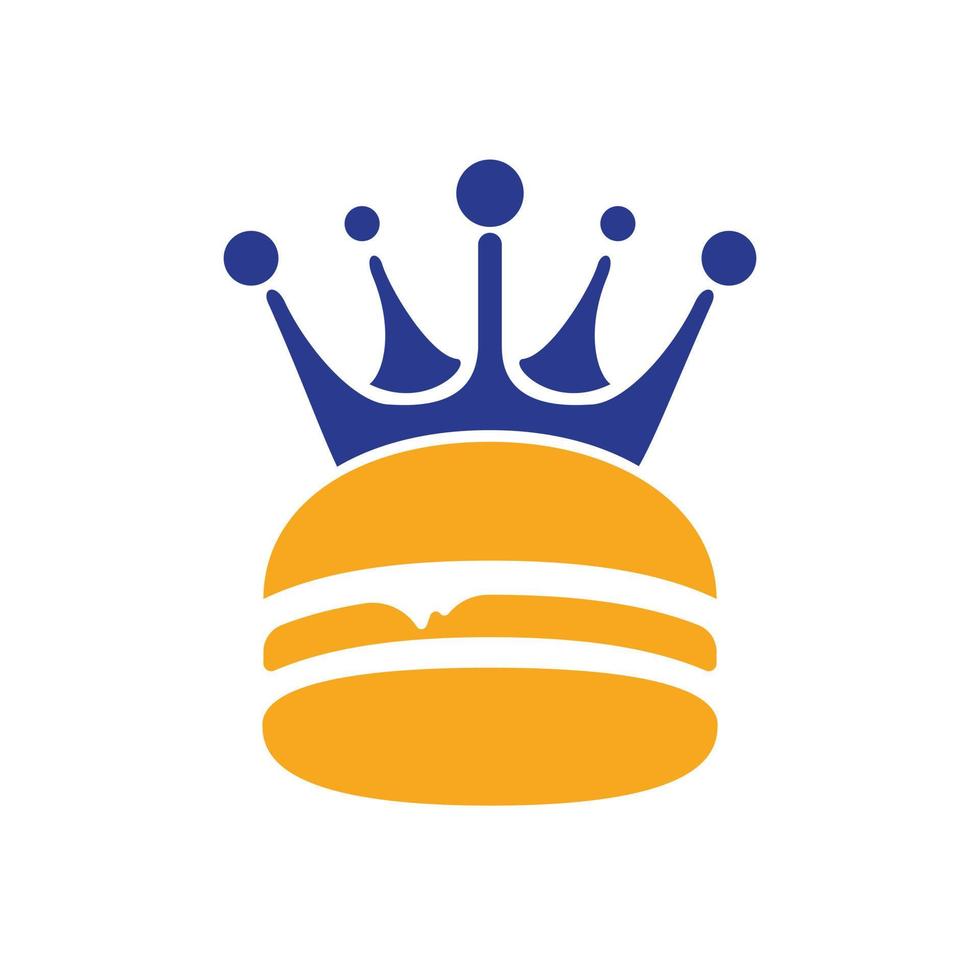 Burger King-Vektor-Logo-Design. vektor