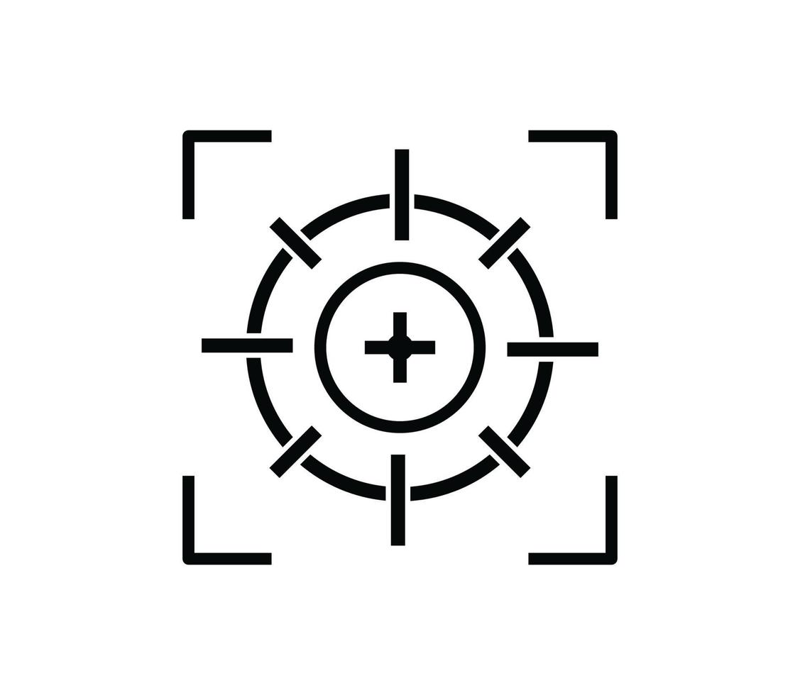 mål ikon vektor logotyp design mall