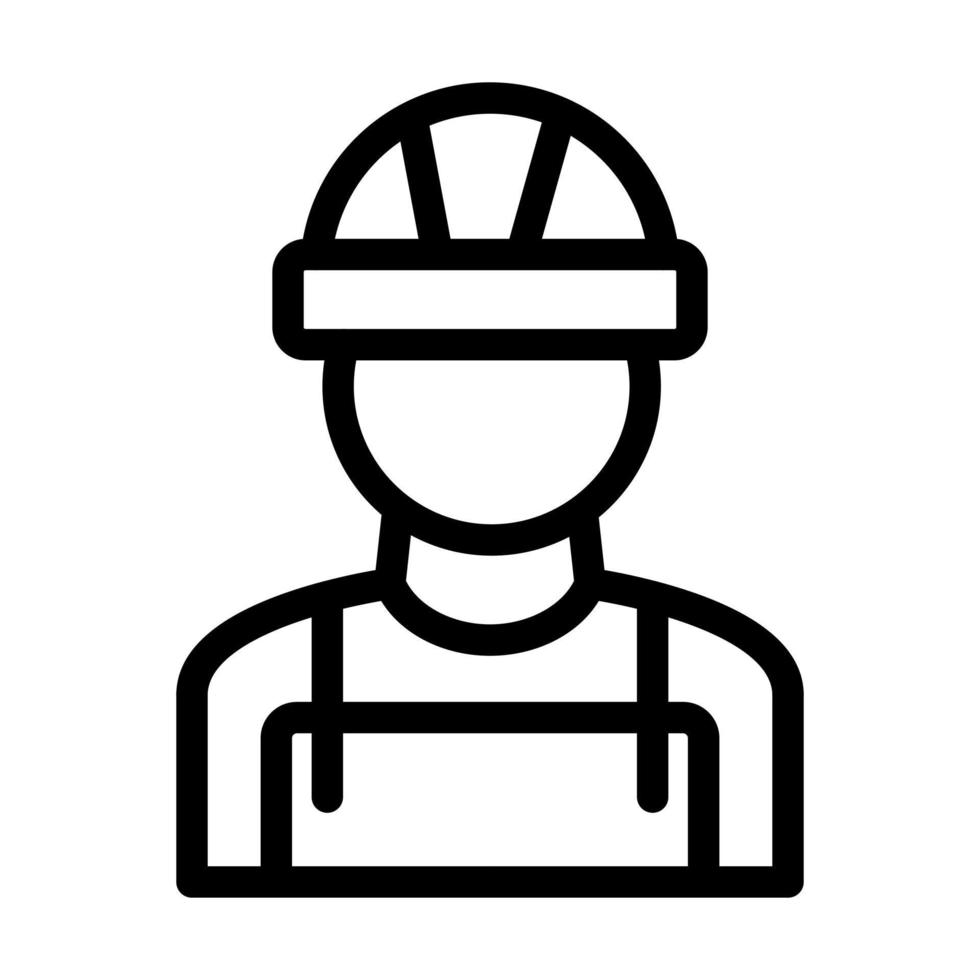 Builder männliches Icon-Design vektor
