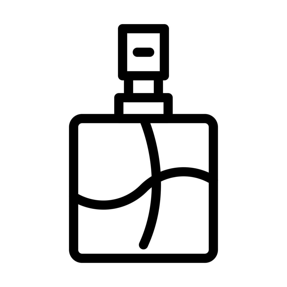 Icon-Design für Parfümflaschen vektor