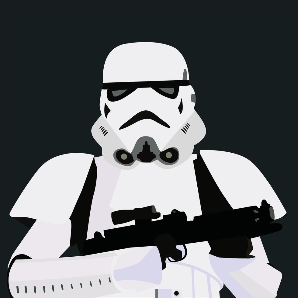 Stormtrooper-Soldat vektor