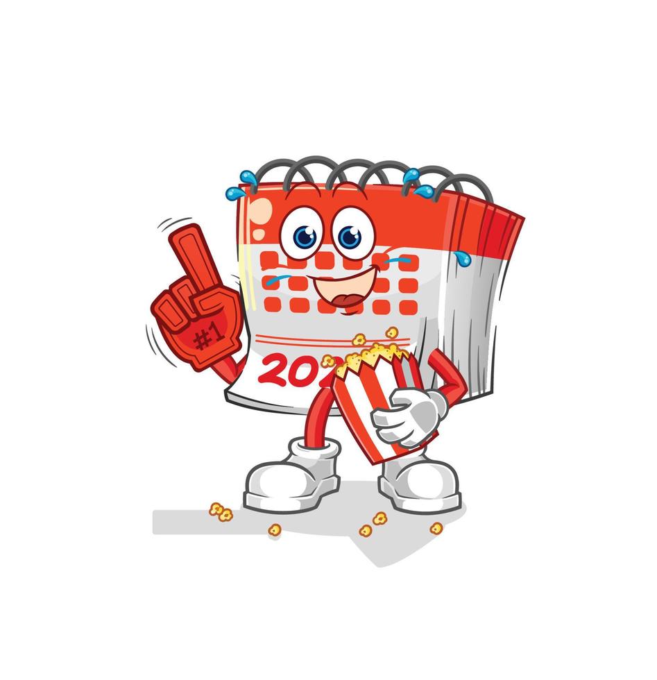 kalender maskot vektor