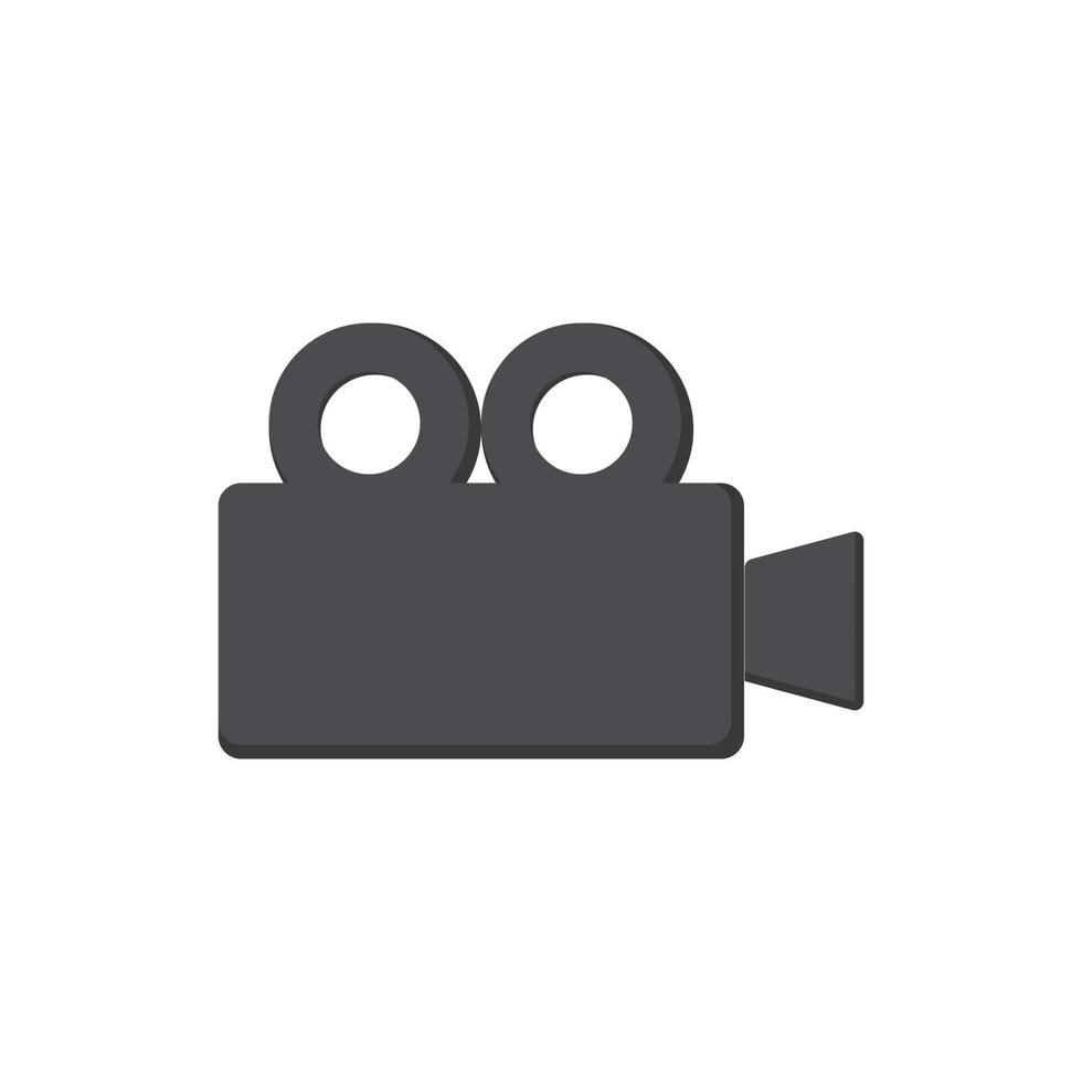 Videokamera-Symbol, Vektorgrafik, ideal für Kinofilme vektor