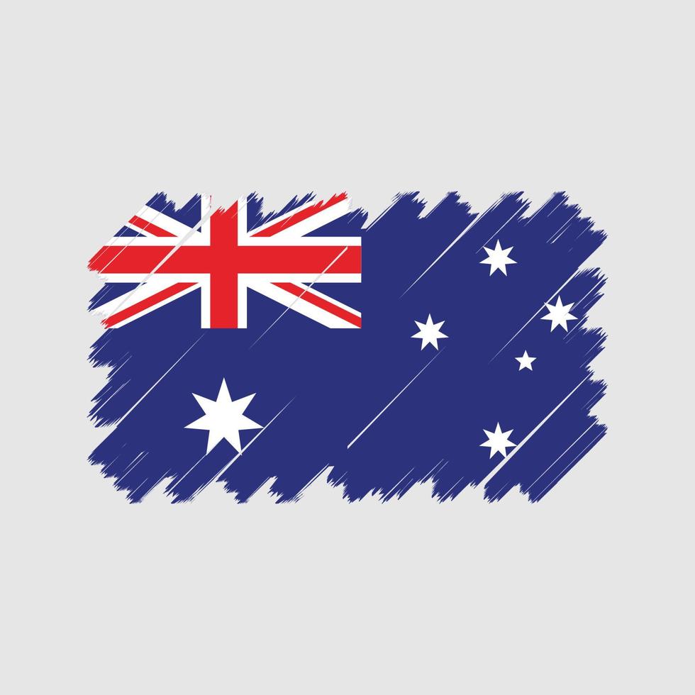 Australien flagga vektor. National flagga vektor