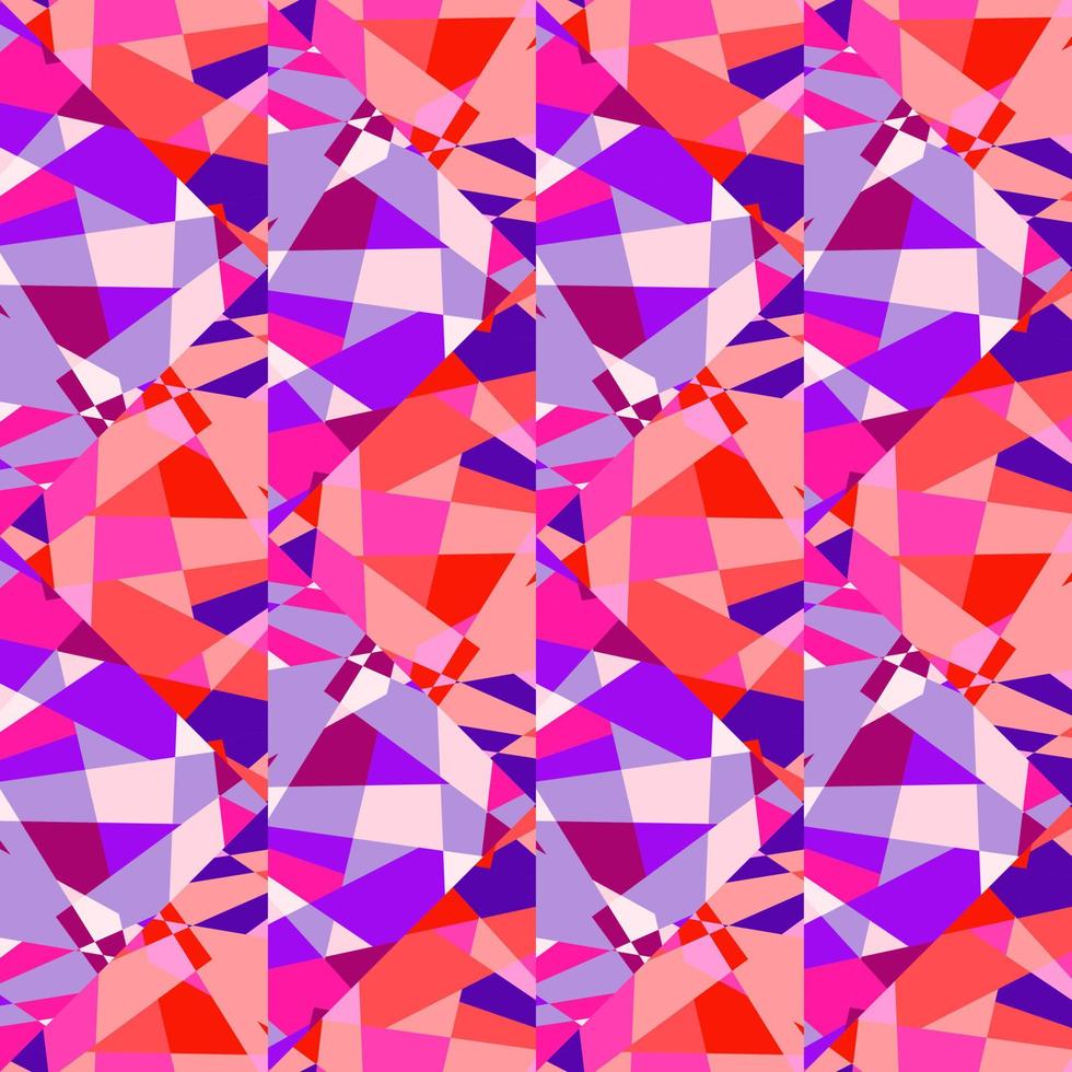 kalejdoskop sömlösa mönster. dekorativa abstrakt mosaik prydnad. vektor