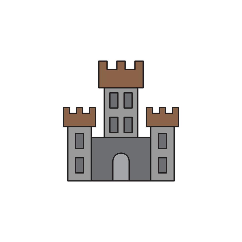 Schloss-Icon-Vektor für Website-Symbol-Icon-Präsentation vektor