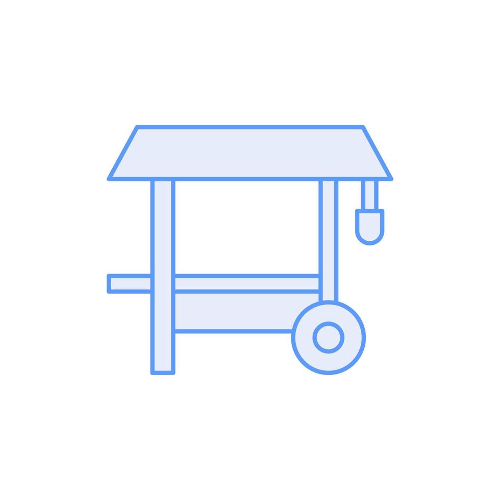 gata mat vagn vektor för hemsida symbol ikon presentation