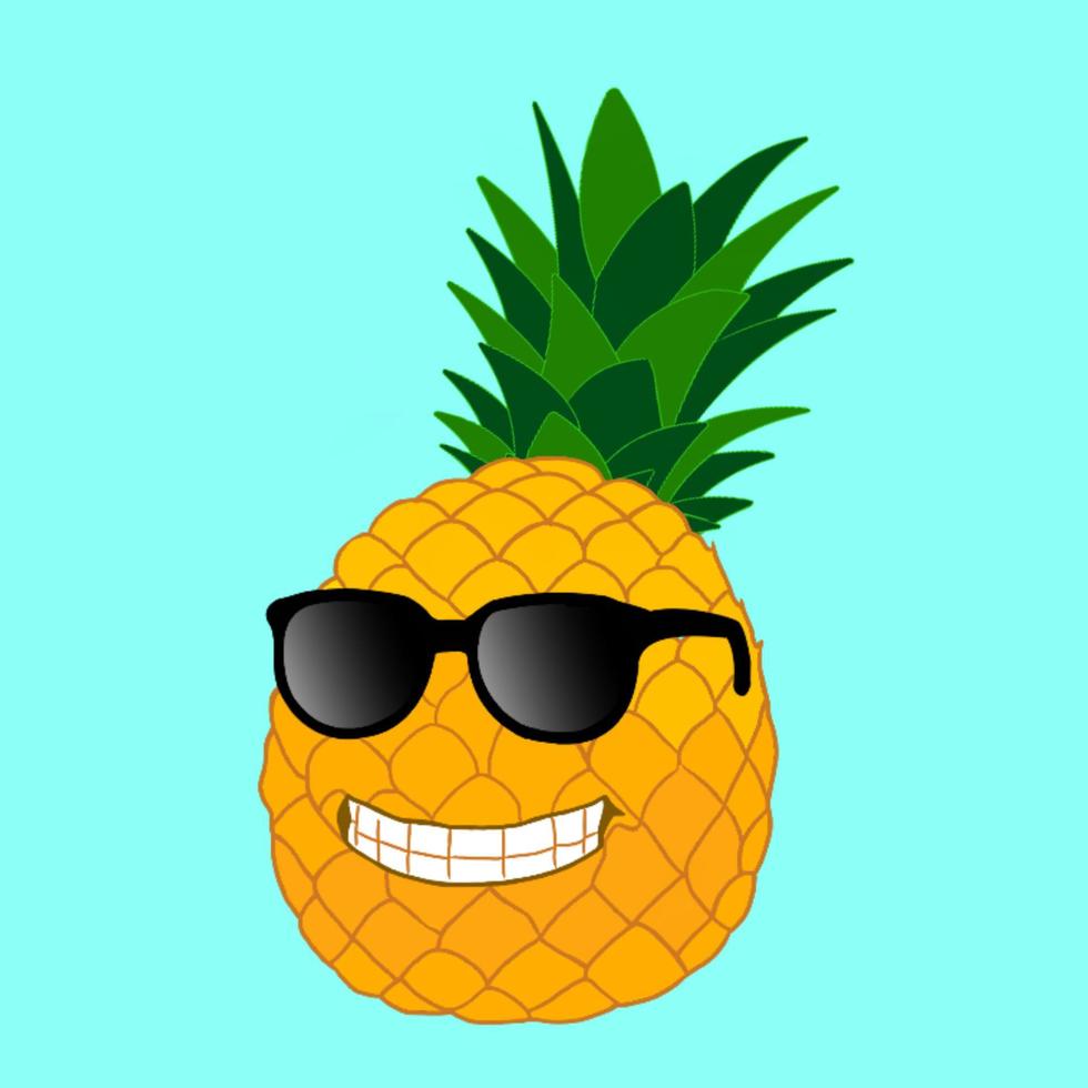 Vektor-Illustration Ananas vektor