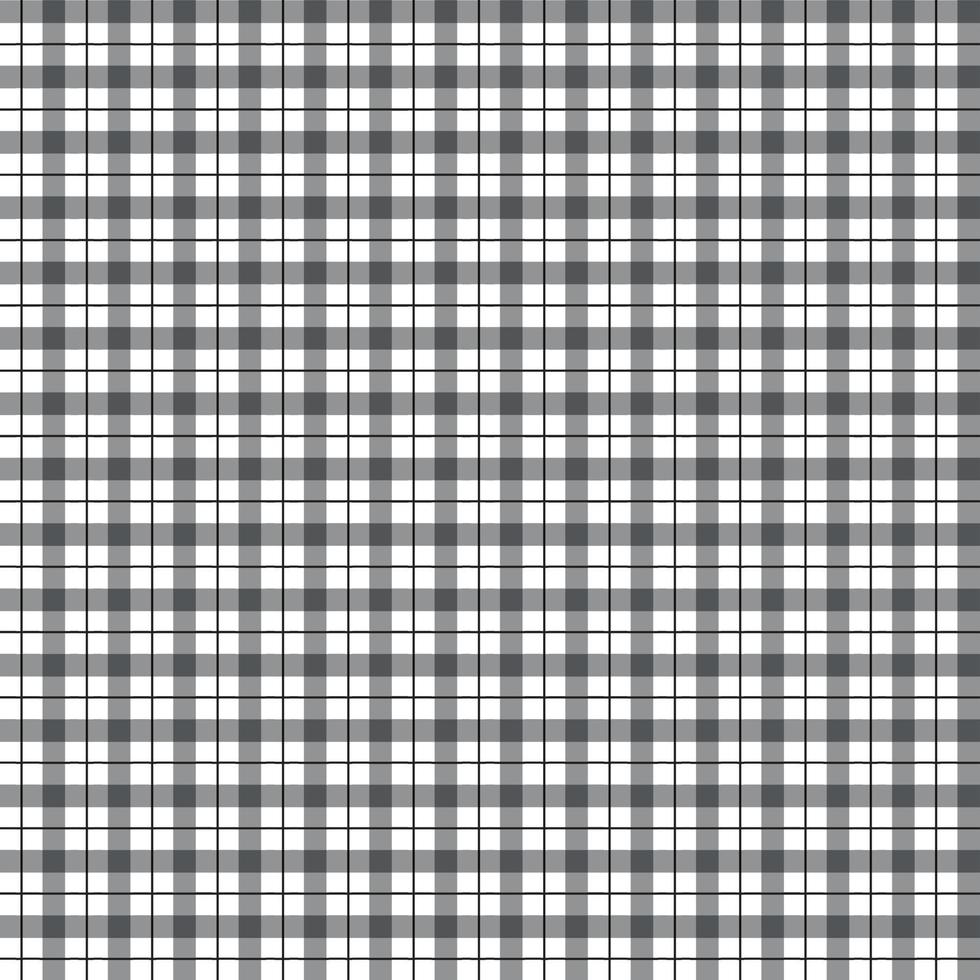 schwarz weiß grau schlicht scott kariert tartan kariert kariert muster illustration tischdecke, picknickmatte wickelpapier, matte, stoff, textil, schal vektor