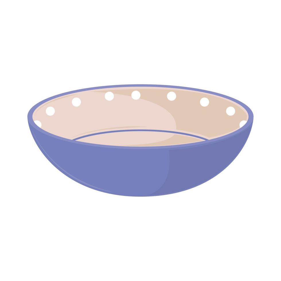 keramisk skål kök ikon vektor