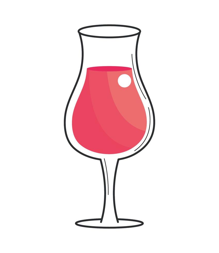 Cocktail-Alkohol-Symbol vektor