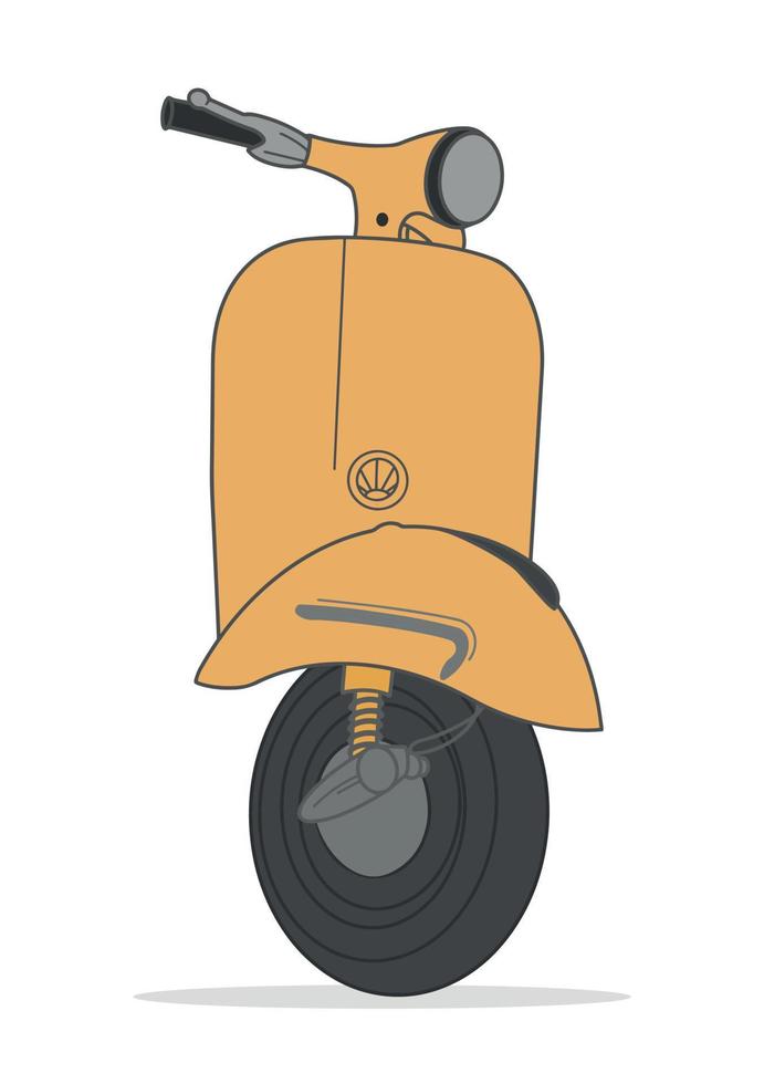 Motorrad. Transport-Vektor-Kunst-Illustration. vektor