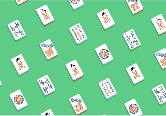 Mahjong Vector Mönster