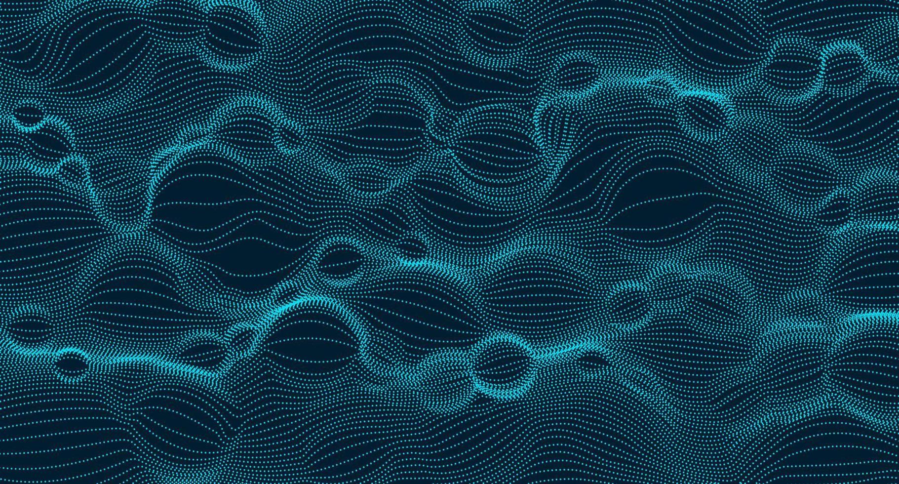 Vektor abstrakte lebendige Hintergrund, mit fließenden Partikeln. futuristische Vollbildkulisse.