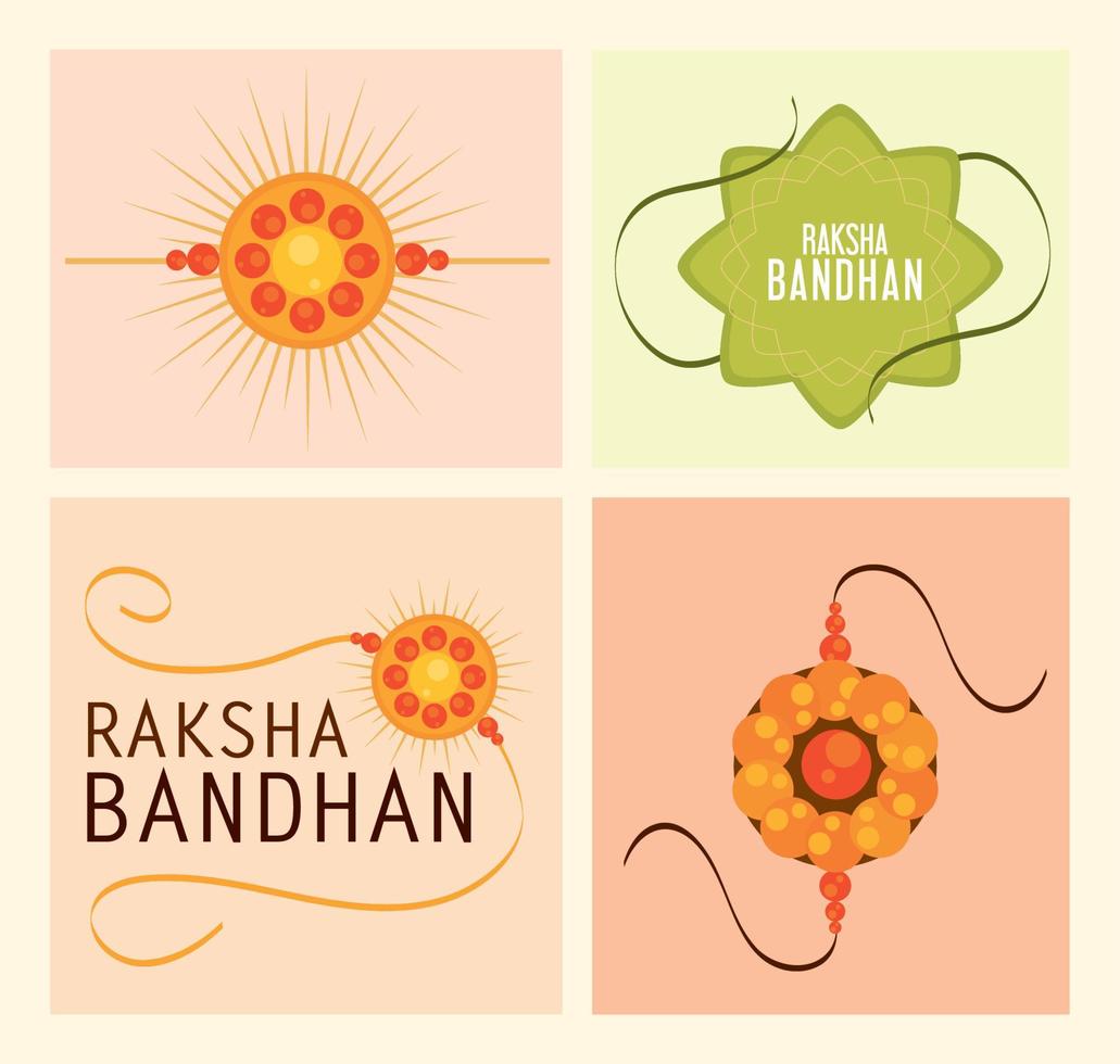 Symbole Raksha Bandhan vektor