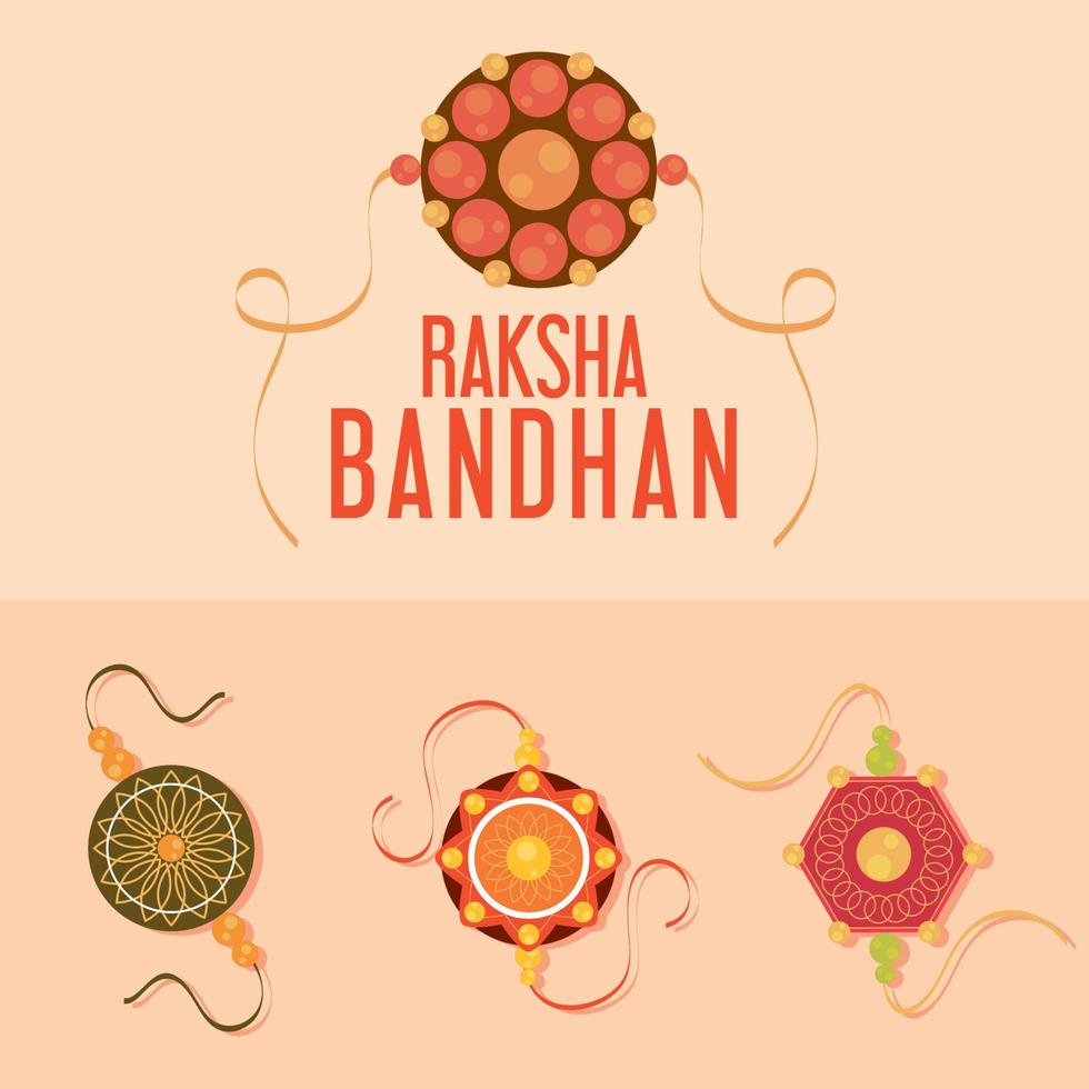 Raksha Bandhan festlich vektor