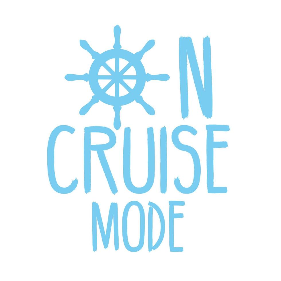 im Cruise-Modus vektor