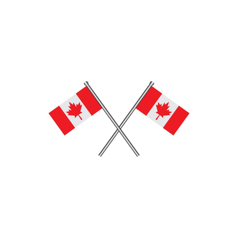 kanada flagga logotyp vektor