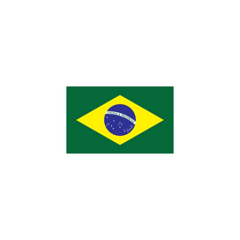 brasilien-flaggenlogo vektor